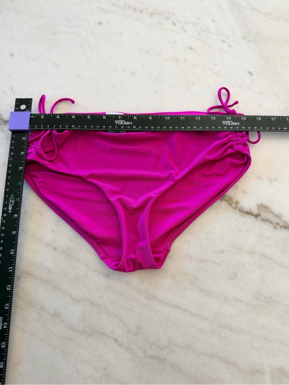 Athleta Hot Pink Bikini Bottoms with Side Ties - Picture 2 of 6